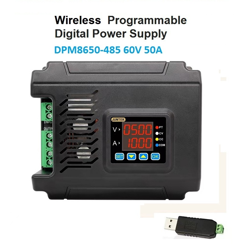 Programmable Dc Power Supply 60V 10A - JUNTEK DPM8650 60V 50A 485 Vôn